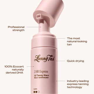 2 HR Express Self-Tanning Mousse Dark 200ml