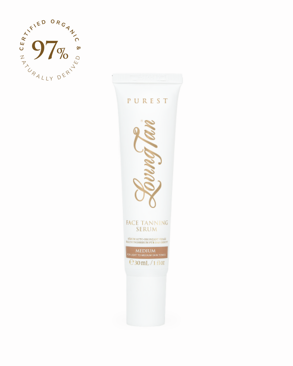 Purest Face Tanning Serum Medium